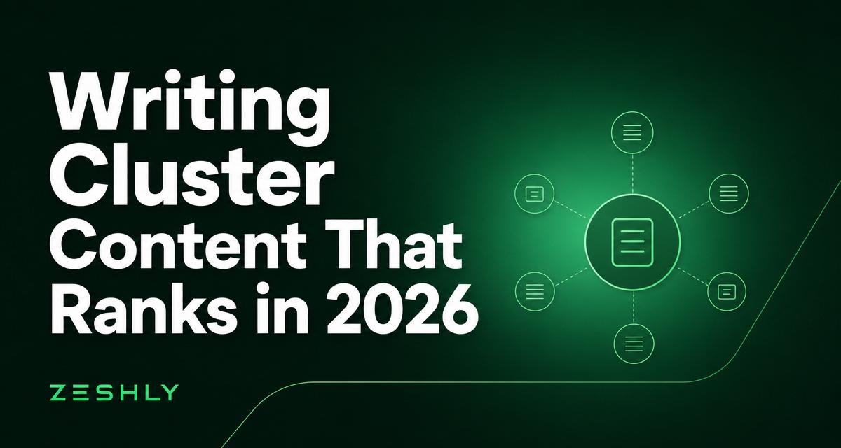 How to Write Cluster Content That Ranks in 2026