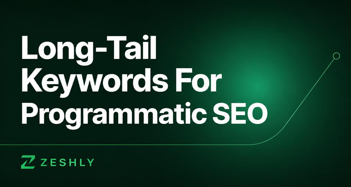 Finding Long-Tail Keywords for Programmatic SEO