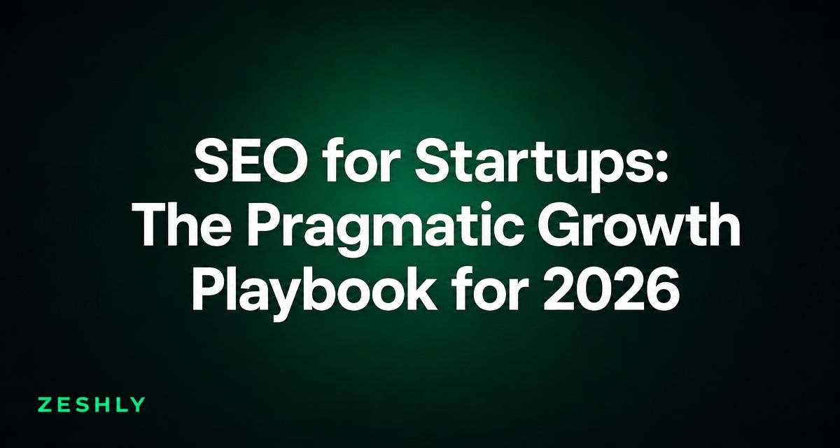 SEO for Startups: The Pragmatic Growth Playbook for 2026